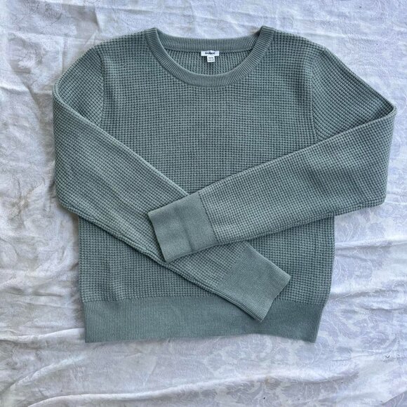 Garage Sweaters - garage bluish green thermal sweater size xl